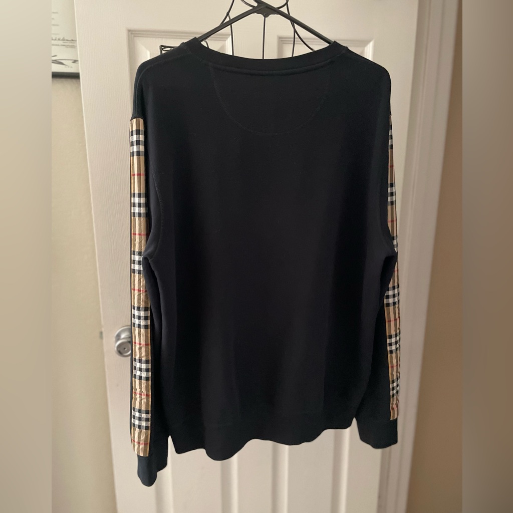 Burberry Men's Black Crewneck Sweater